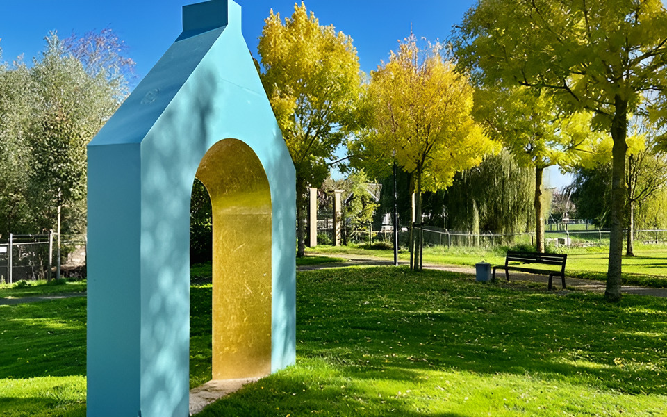 mooie fotos bomen poort hallum singel dierenpark