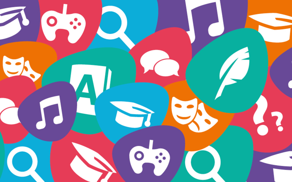 banner activiteiten bibliotheek symbolen