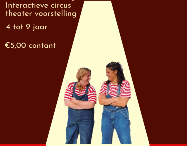 Circus theater voorstelling witova traningcentre kinderen drama workshop dans muziek Treed maar op als je durft