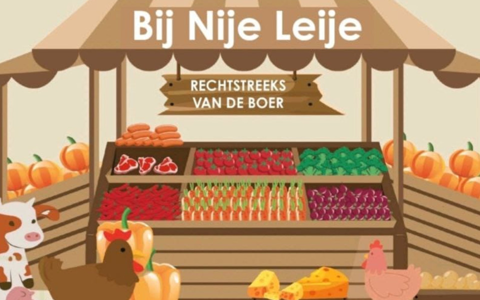 boeren streekmarkt van boer naar mensen Oude Leije alde leie groene kool paprika's groen en rood boerenkool streekmarkt boerenstreekmarkt
