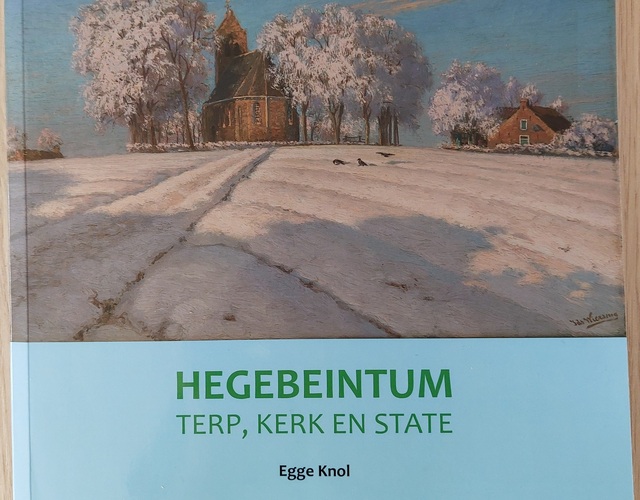 Boek Hegebeintum Terp, Kerk en State, Ids Wiersma, Terp Hegebeintum, Harsta State, Friese geschiedenis