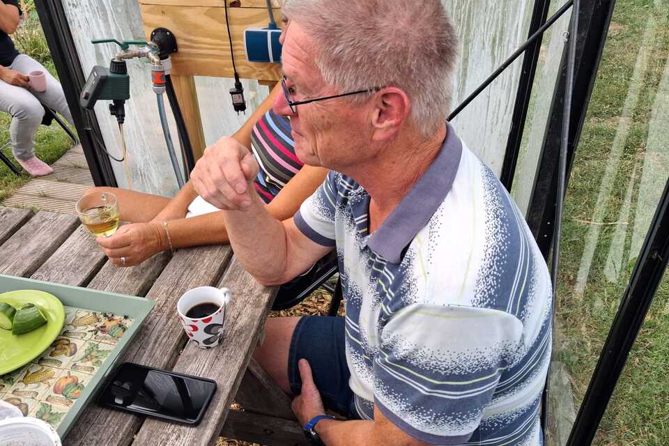 Vanmiddag met Pieter op de dorpstuin ‧ 27-08-2026