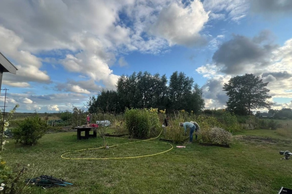 Gisterenmiddag met Haye op de dorpstuin ‧ 15-09-2026