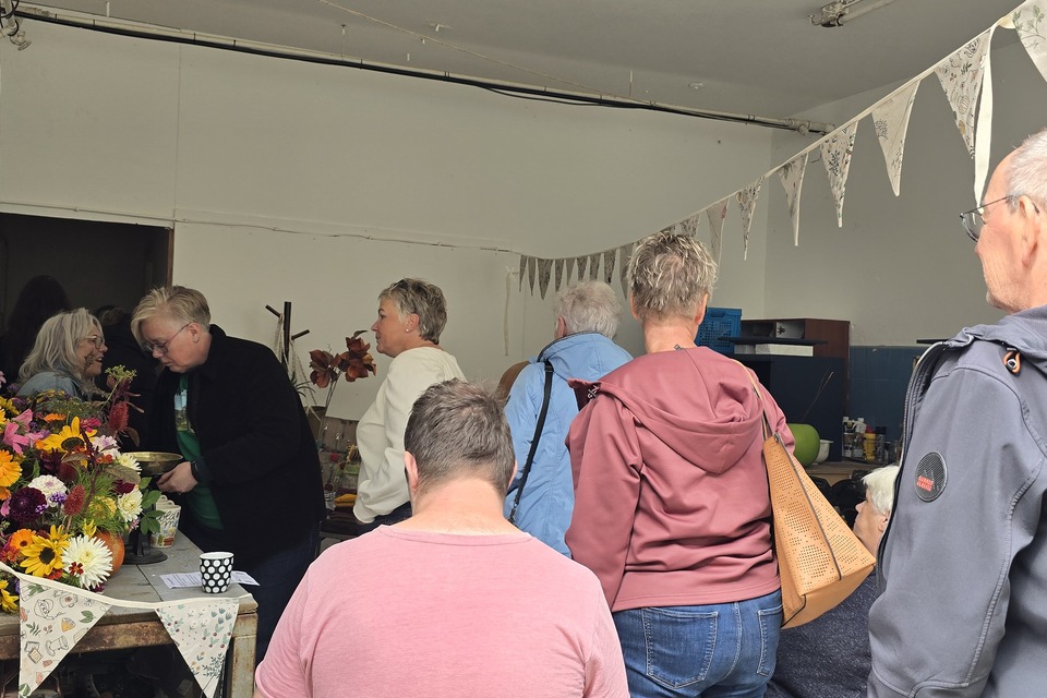Dorpstuin Hallum was aanwezig op de Oogstmarkt van de Groeifabriek in Marrum op 19-09-2026
