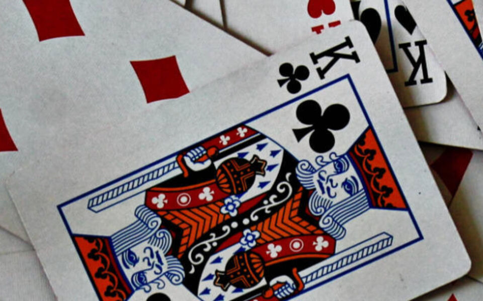 header met speelkaarten klavers harten ruiten schoppen spel kaarten klaverjassen